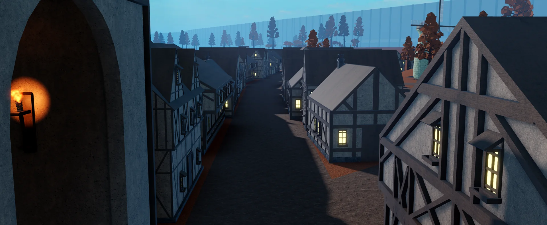 Village street near the walls of Trost